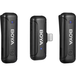 Boya BY-WM3T2-U1 - 2.4G Mini Wireless Microphone - for iOS devices 1+2