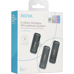Boya BY-WM3T2-U2 - 2.4G Mini Wireless Microphone - for USB Type-C devices 1+2