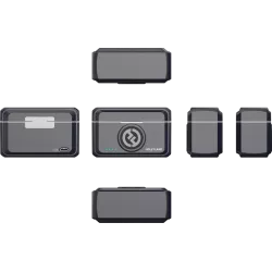 Hollyland Lark M2 Combo - Wireless Lavalier Microphone (Duo,ShineCharcoal)