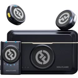 Hollyland Lark M2 Camera - Wireless Lavalier Microphone (Duo,ShineCharcoal)