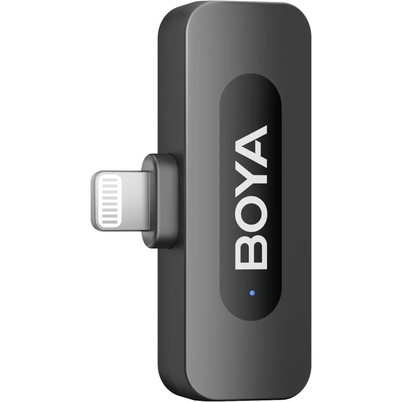 Boya BY-V2 V2.0 Ultra compact 2.4GHz wireless mic for lightning devices - 2TX+1RX
