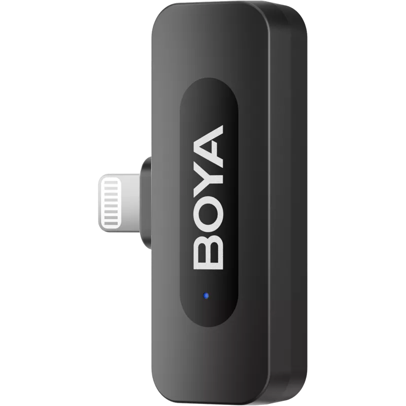 Boya BY-V2 V2.0 Ultra compact 2.4GHz wireless mic for lightning devices - 2TX+1RX