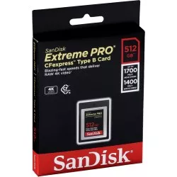 SanDisk CF Express Type 2  512GB Extreme Pro     SDCFE-512G-GN4NN