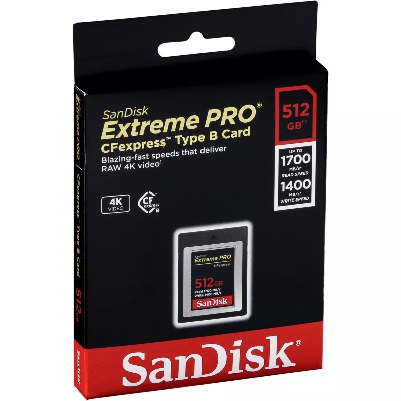 SanDisk CF Express Type 2  512GB Extreme Pro     SDCFE-512G-GN4NN