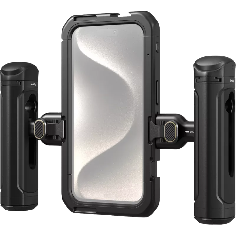 SmallRig 4397 Mobile Video Kit (Dual Handheld) for iPhone 15 Pro