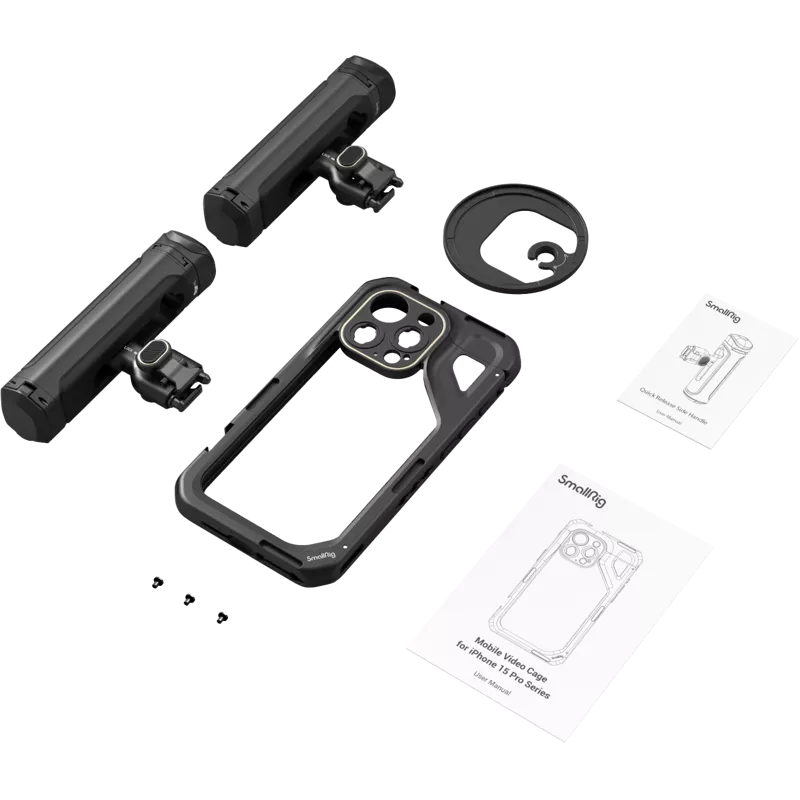 SmallRig 4397 Mobile Video Kit (Dual Handheld) for iPhone 15 Pro