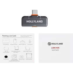 Hollyland LARK M2S USB-C Receiver (Space Gray) Fit for Lark M2S