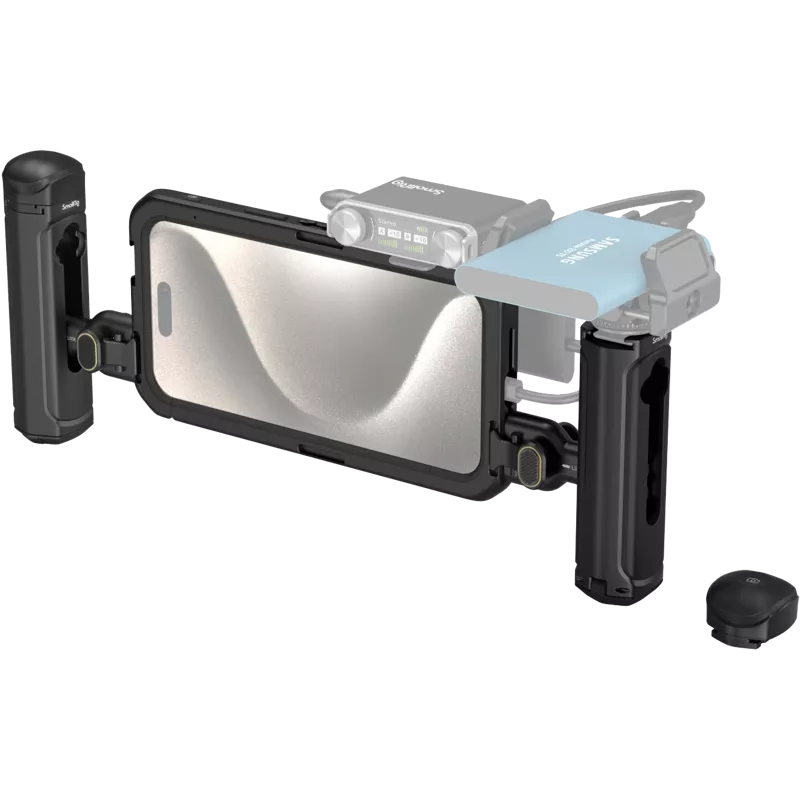 SmallRig 4392 Mobile Video Kit (Dual Handheld) for iPhone 15 Pro Max