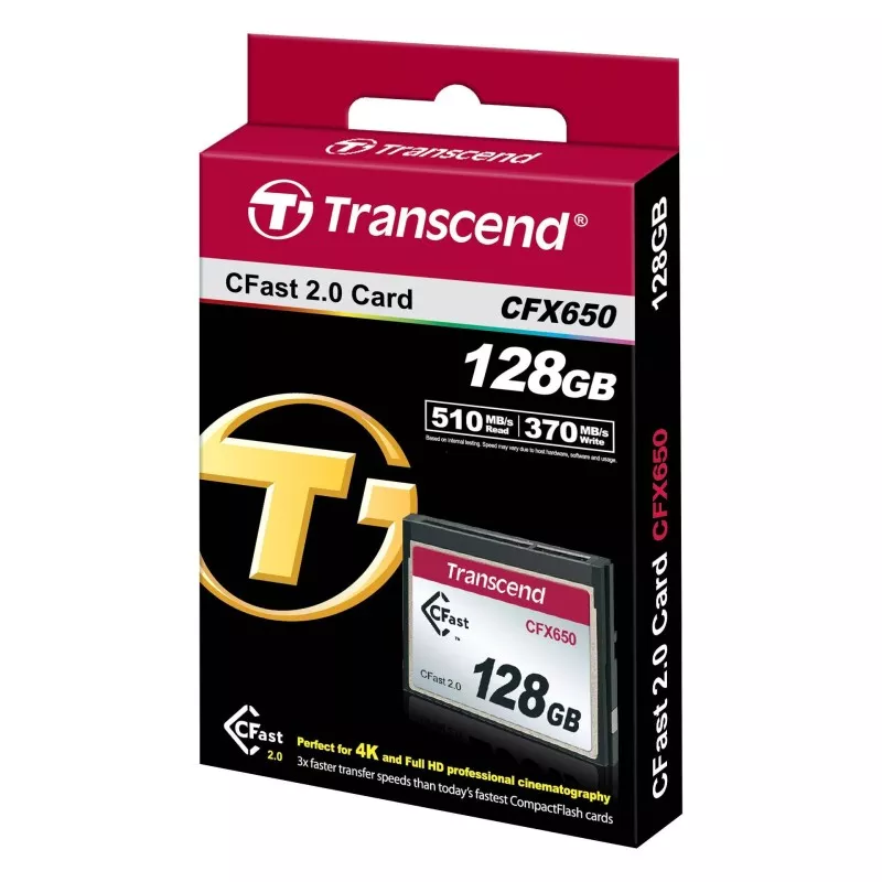 Transcend CFast 2.0 CFX650 128GB