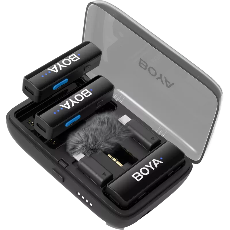 Boya BOYALINK V2.0 - 2.4G Mini Wireless Microphone for Camera, Android, iOS devices