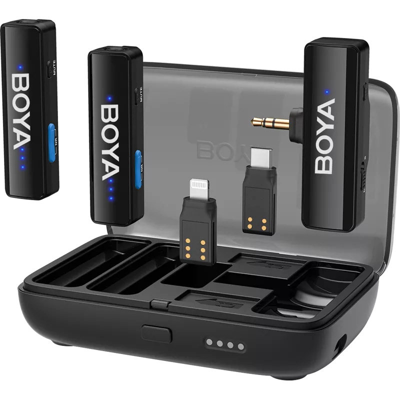 Boya BOYALINK V2.0 - 2.4G Mini Wireless Microphone for Camera, Android, iOS devices