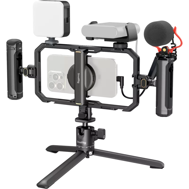 SmallRig 4704 All-in-One Video Kit for Smartphone Creators Qucik Pro Edition