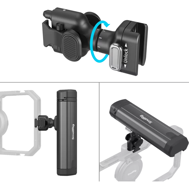 SmallRig 4842 Rotatable Bilateral Quick Release Side Handle