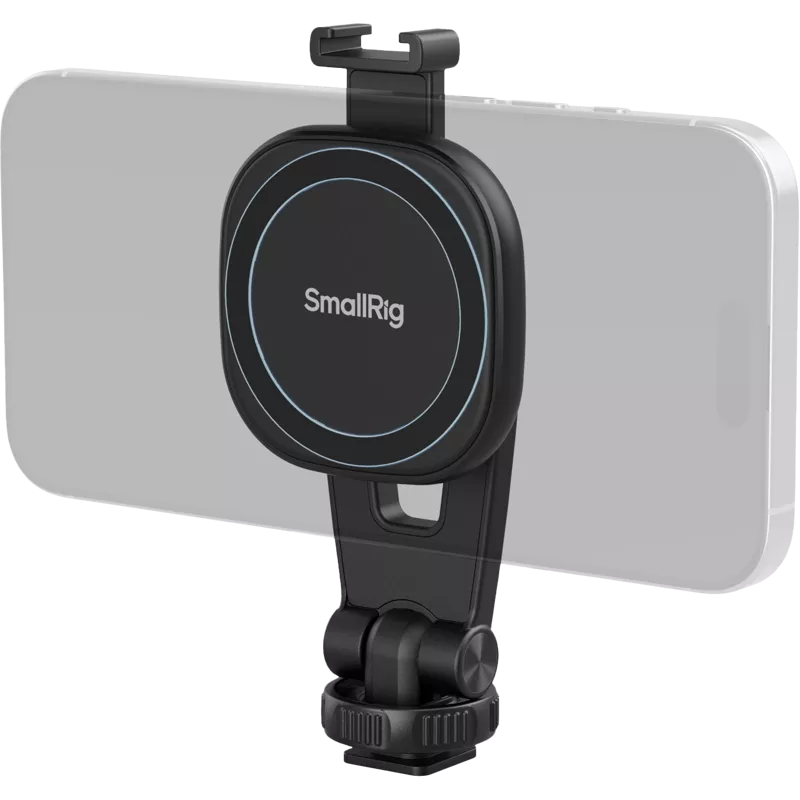 SmallRig 5283 AC-10 Attachable Phone Clamp with Cold Shoe Mount
