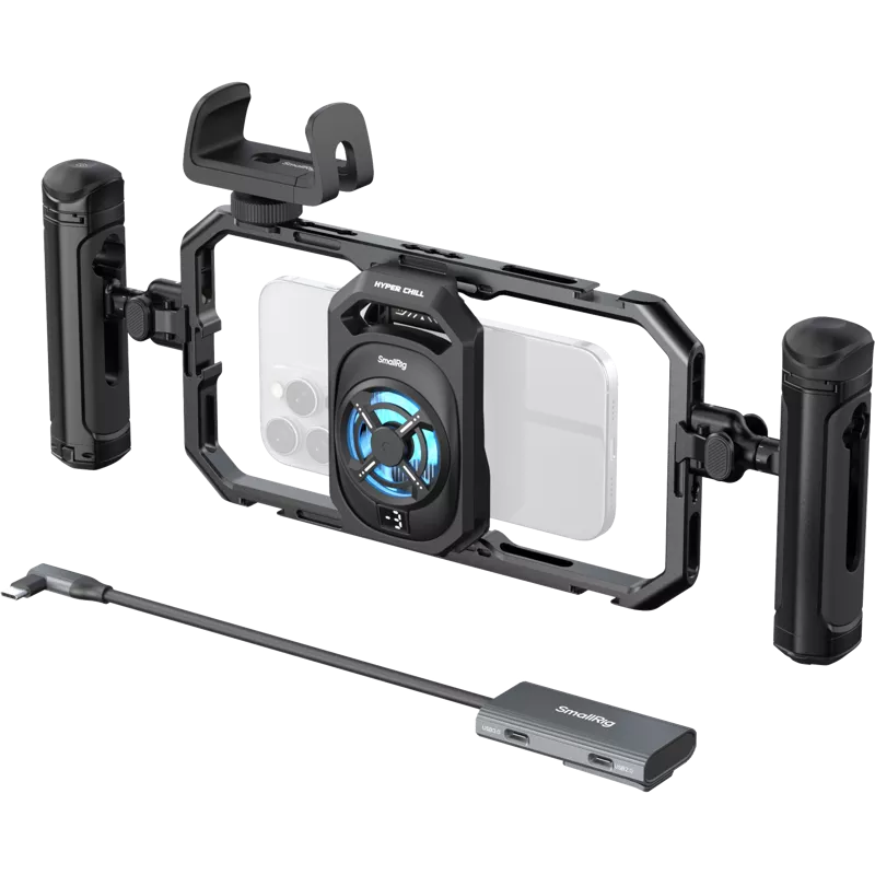 SmallRig 5276 All-in-One Thermal Dual-handheld Video Kit for Mobile Phone