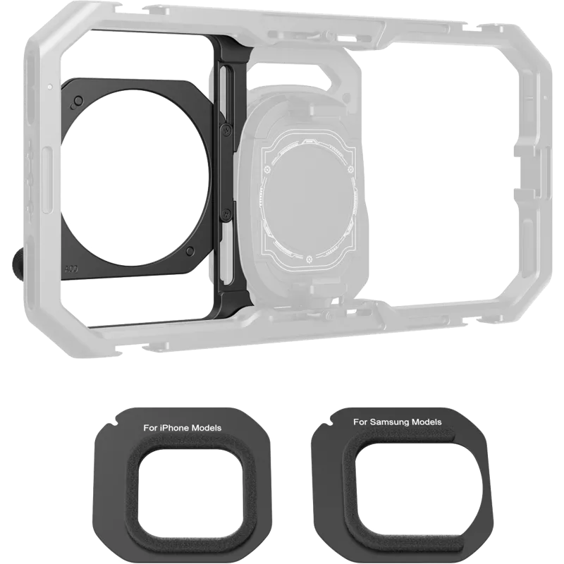 SmallRig 5277 67mm Threaded Filter Adapter with Detachable Sunhoods for Universal Phone Cage 4299