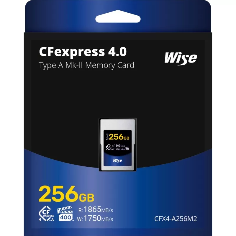Wise CFexpress 4.0 Type A Mk-II 256GB             WI-CFX4-A256M2