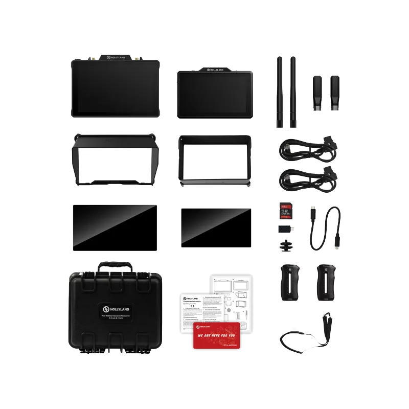 Hollyland Pyro 5 & 7 Wireless Transceiver Monitor Kit