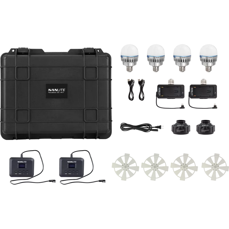 Nanlite PavoBulb 10C 4 light kit