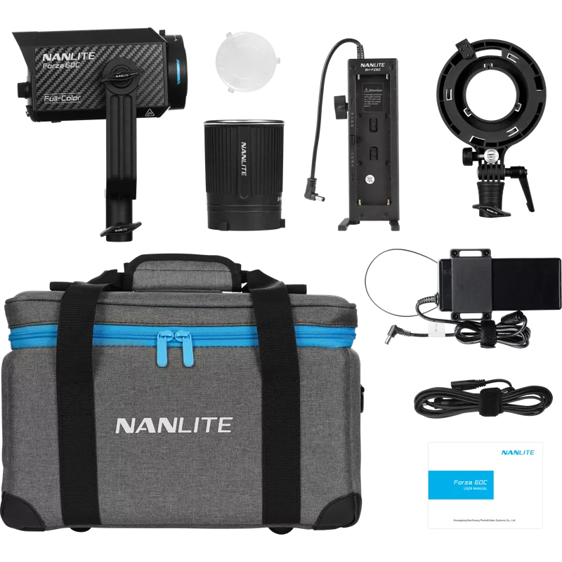 Nanlite Forza 60C RGBLAC led spotlight