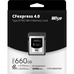 Wise CFexpress 4.0 Type B PRO 660GB MK-II      WI-CFX4-B660PM2