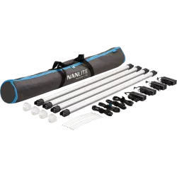 NanLite Pavotube II 30C LED RGBWW Tube Light 4 Light Kit