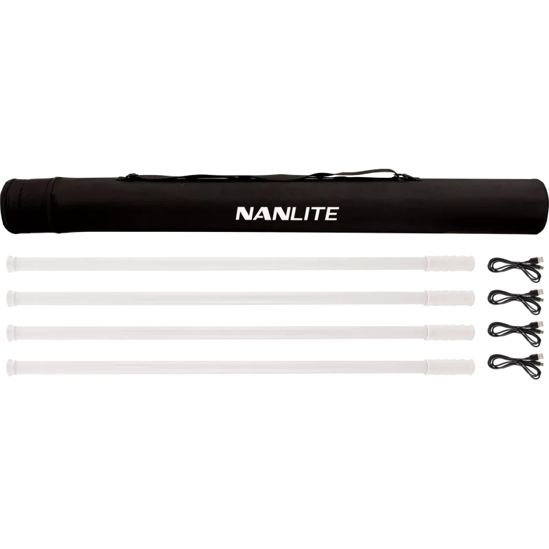 Kit Nanlite Pavotube T8-7X-4 Light kit  & Pavobulb 10C 4 Bulb kit