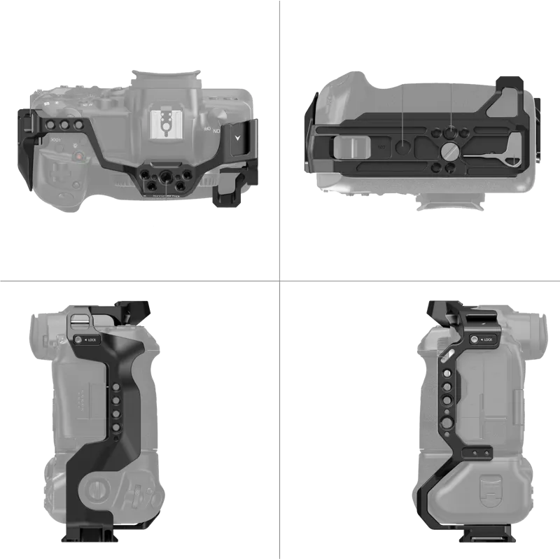 SmallRig 3464 Cage for Canon EOS R5 / R6 / R5C / R6 Mark II with BG-R10 Battery Grip