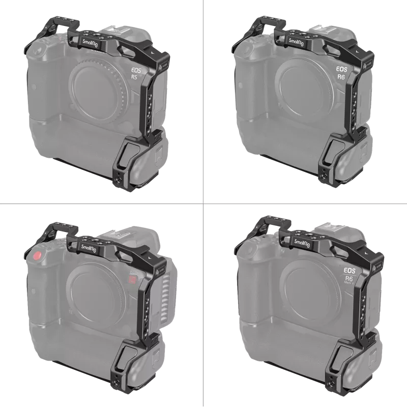 SmallRig 3464 Cage for Canon EOS R5 / R6 / R5C / R6 Mark II with BG-R10 Battery Grip