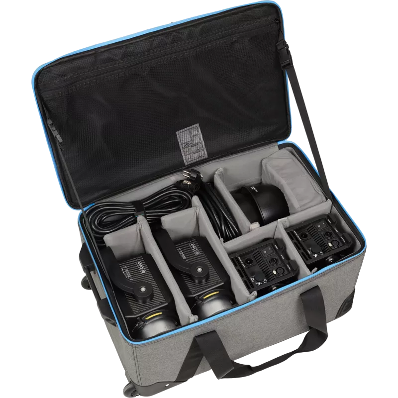 NANLITE Forza 300B II 2 Kit LED Spot Light with Trolley Case