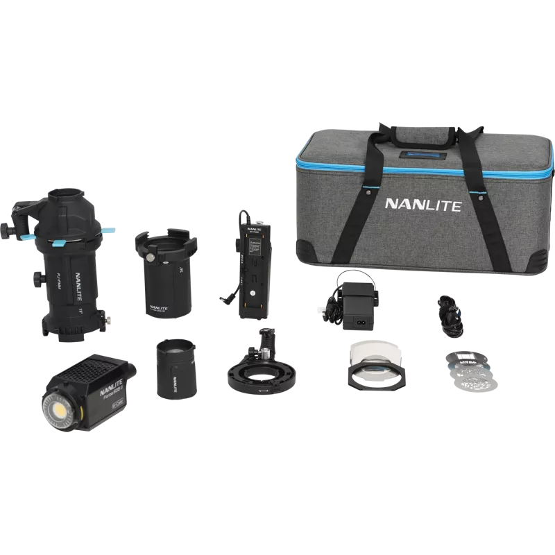 NANLITE Forza 60B II LED Bi-color Spot Light with 19°&36° Projection Attachment