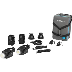 NANLITE Forza 300 II 2 Kit LED Spot Light with Trolley Case