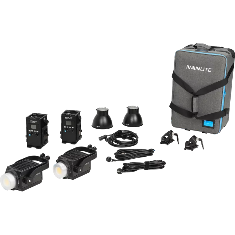 NANLITE Forza 300 II 2 Kit LED Spot Light with Trolley Case