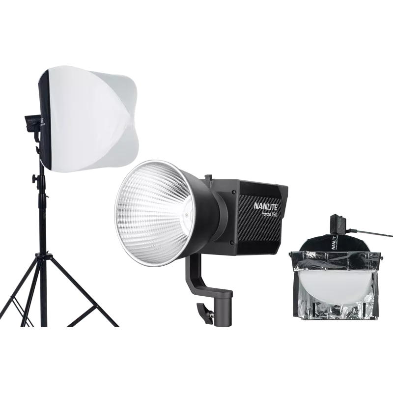 Nanlite Forza 150 & Lantern softbox 60cm with FM Mount