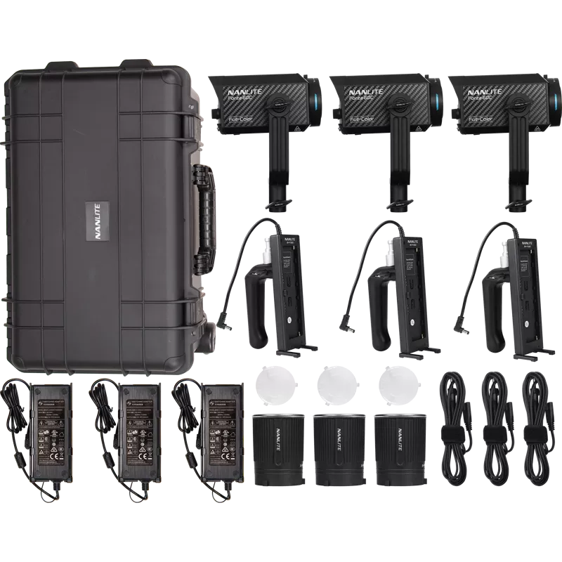 Nanlite Forza 60C RGBLAC led 3 Light kit