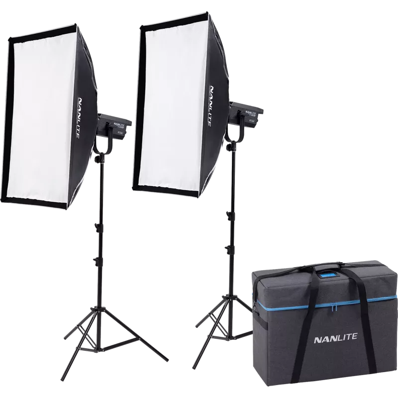 Nanlite FS-150B Bi-Colour 2 light kit with stand