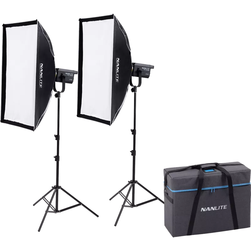 Nanlite FS-200B Bi-Colour 2 light kit with stand