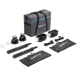 Nanlite FS-200B Bi-Colour 2 light kit with stand