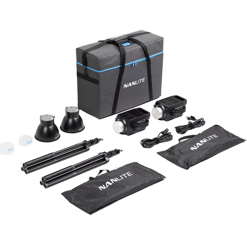 Nanlite FS-200B Bi-Colour 2 light kit with stand