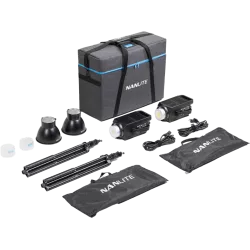 Nanlite FS-300B Bi-Colour 2 light kit with stand