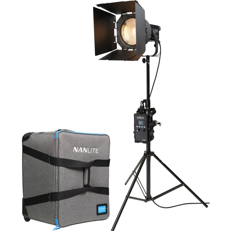 Nanlite Forza 300B II Bicolor & Nanlite FL-20G Kit in trolly case