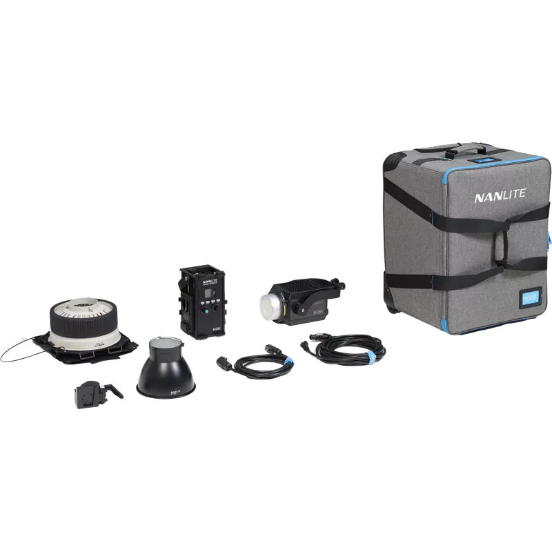 Nanlite Forza 300B II Bicolor & Nanlite FL-20G Kit in trolly case