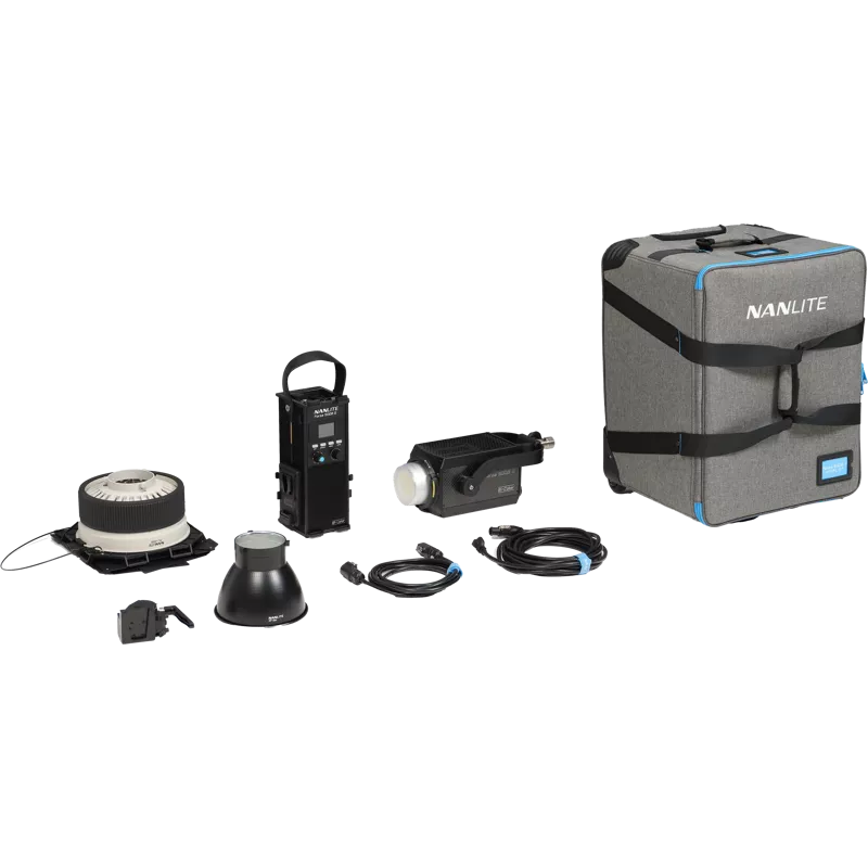 Nanlite Forza 500B II Bicolor & Nanlite FL-20G Kit in trolly case