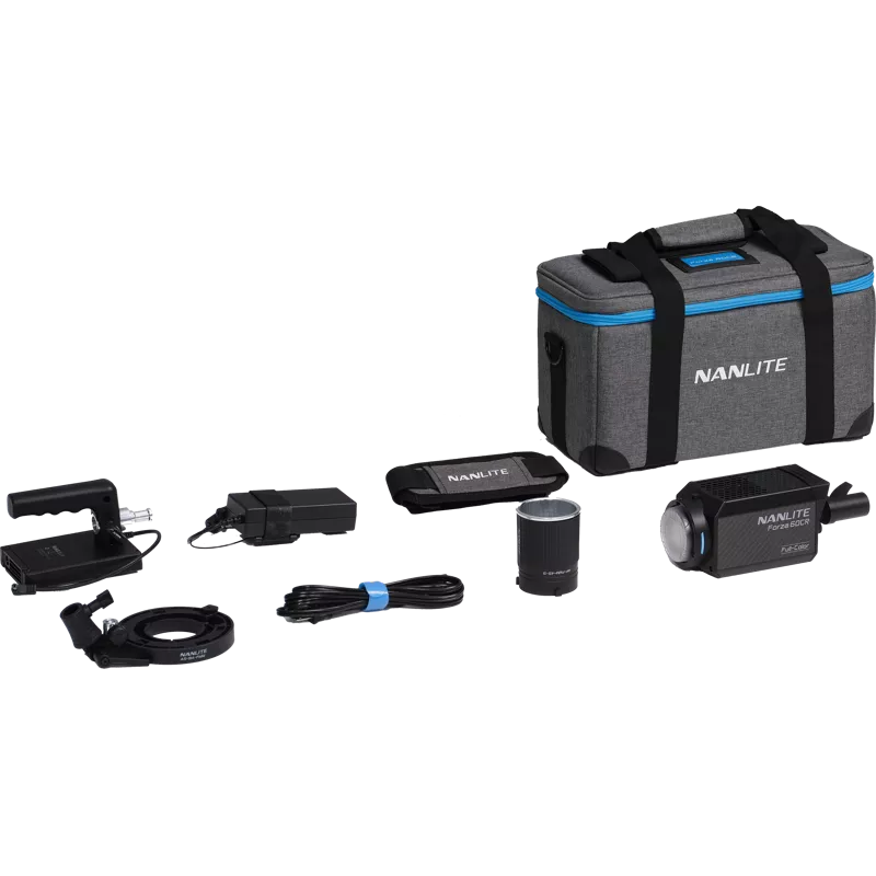 Nanlite Forza 60CR RGBLAC led spotlight with CRMX- Wireless DMX