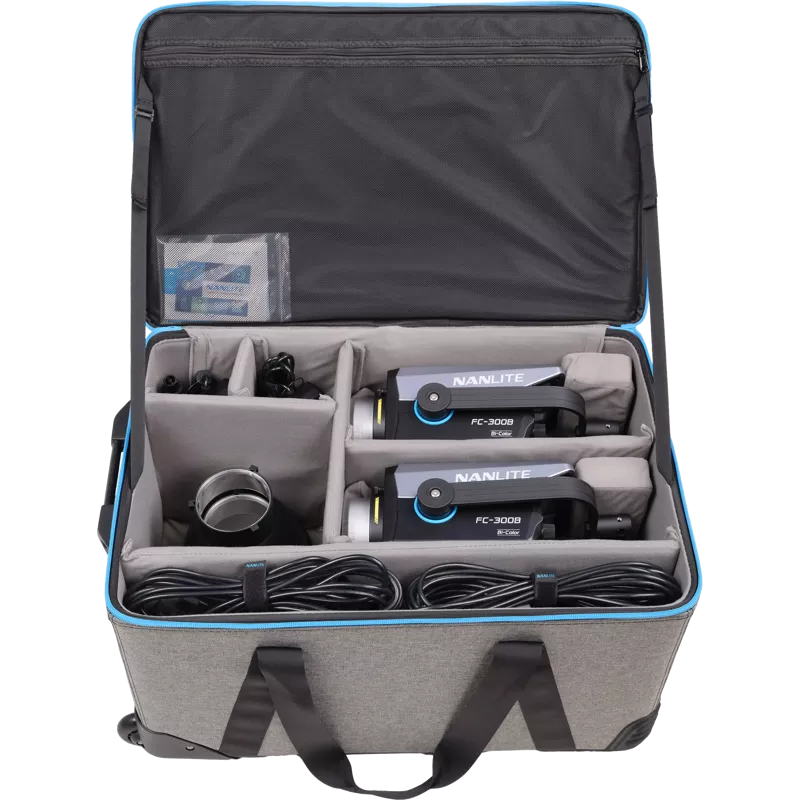 Nanlite FC-300B 2-Light Trolley Case Kit