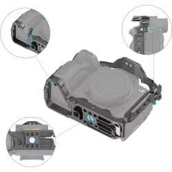 SmallRig 4538 HawkLock Quick Release Cage Kit for Sony A 7R V / A 7 IV / A 7S III