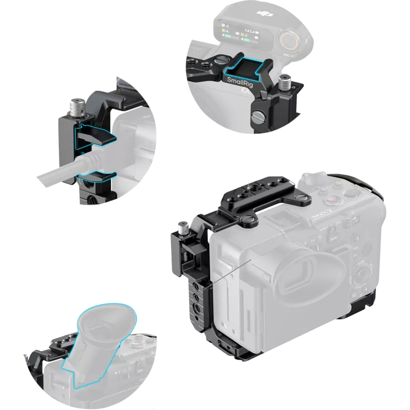 SmallRig 5590 Advanced Cage Kit with Battery Plate for Sony FX2