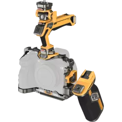 SmallRig 5518 HawkLock Quick Release Cage Kit for Sony A7R V/ A7 IV/ A7S III (Adv Ed) (Bumblebee)