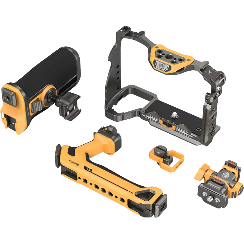 SmallRig 5518 HawkLock Quick Release Cage Kit for Sony A7R V/ A7 IV/ A7S III (Adv Ed) (Bumblebee)