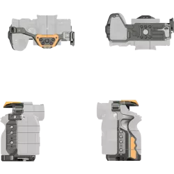 SmallRig 5518 HawkLock Quick Release Cage Kit for Sony A7R V/ A7 IV/ A7S III (Adv Ed) (Bumblebee)